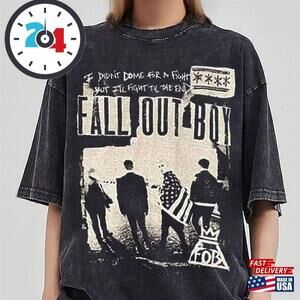 Fall Out Boys Tour  T-Shirt Boy Band  So Much For Stardust Shirt
